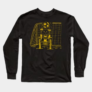 WHEELCHAIR SOCCER GOALIE YELLOW Long Sleeve T-Shirt